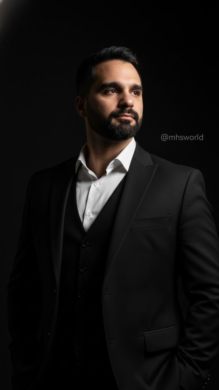 Prompt 21 — Professional executive portrait with a confident and distinguished ...